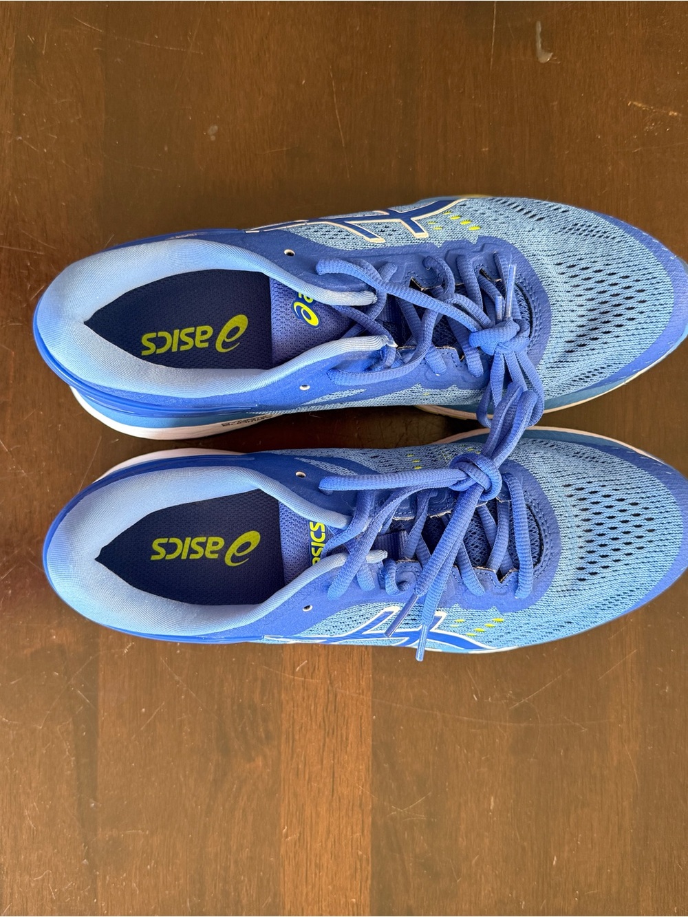 New in box ASICS gel Kayano Blue Running women’s shoes size 9